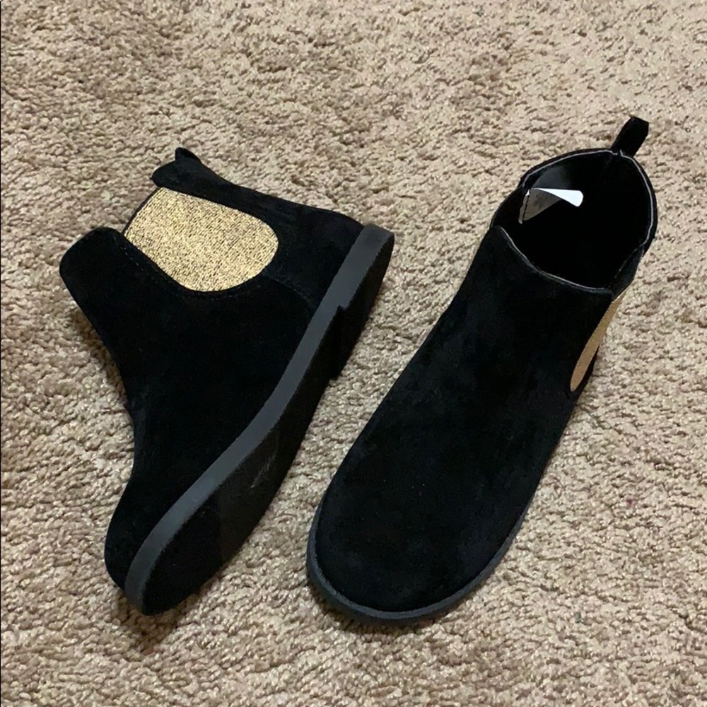 Gymboree shoes girls boots winter black size 13